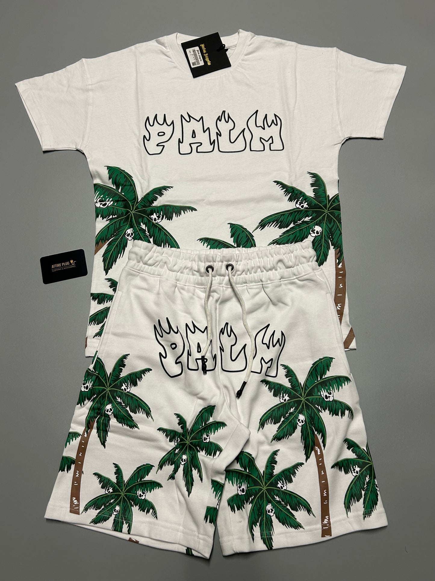 Palm Angels T-Shirt & Short Set