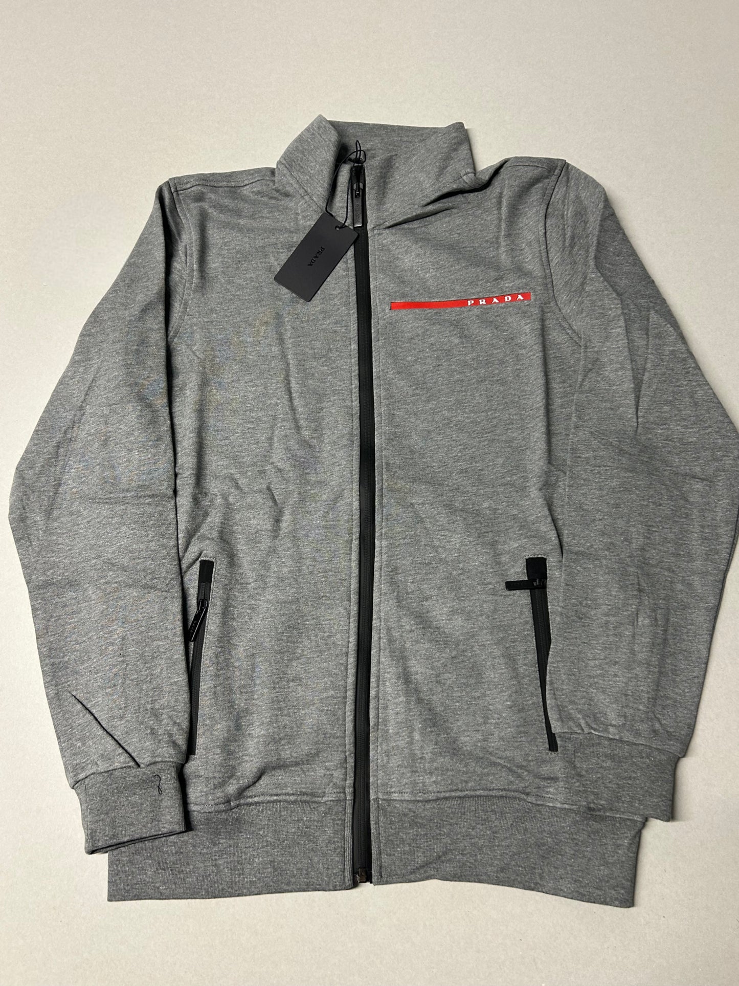 Prada Zip Up Sweatshirt