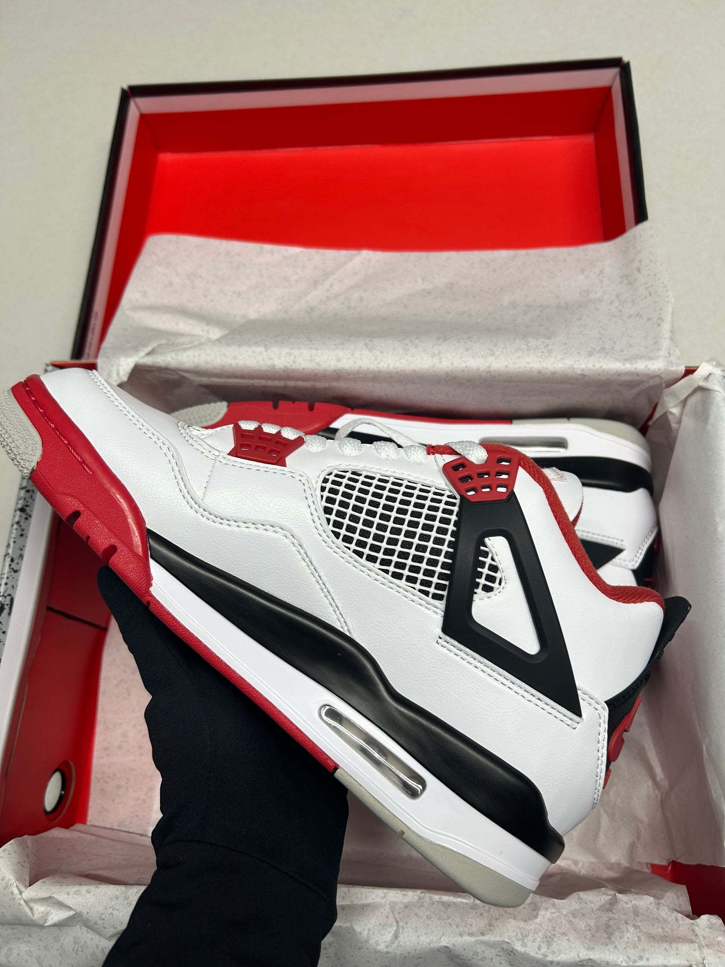 Jordan 4 Retro Fire Red Trainers