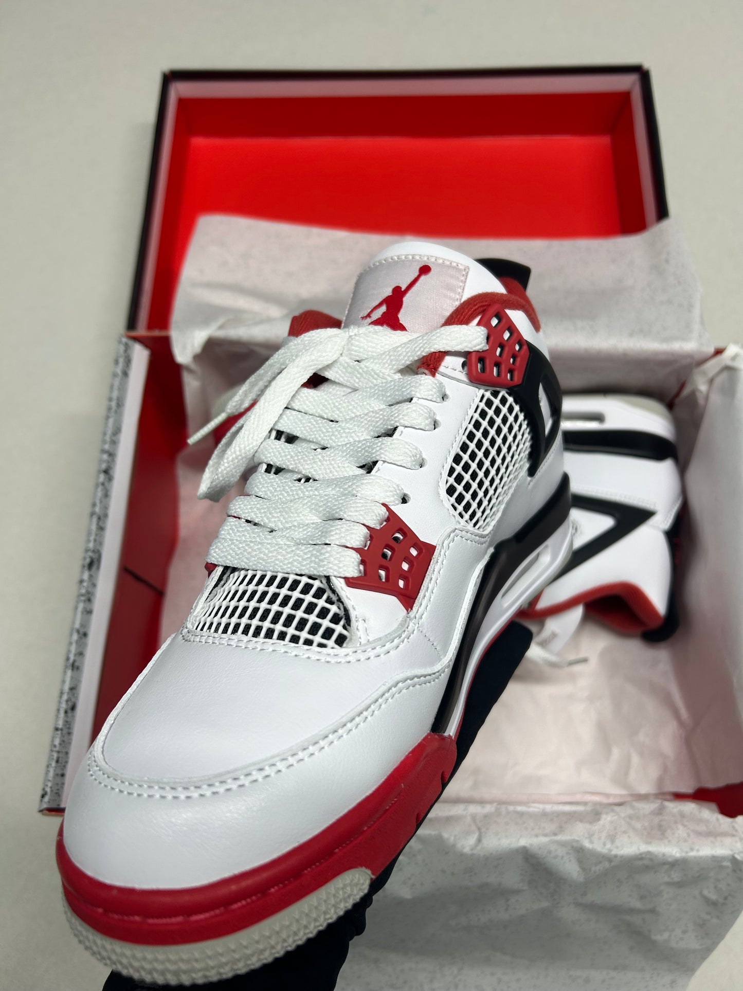 Jordan 4 Retro Fire Red Trainers