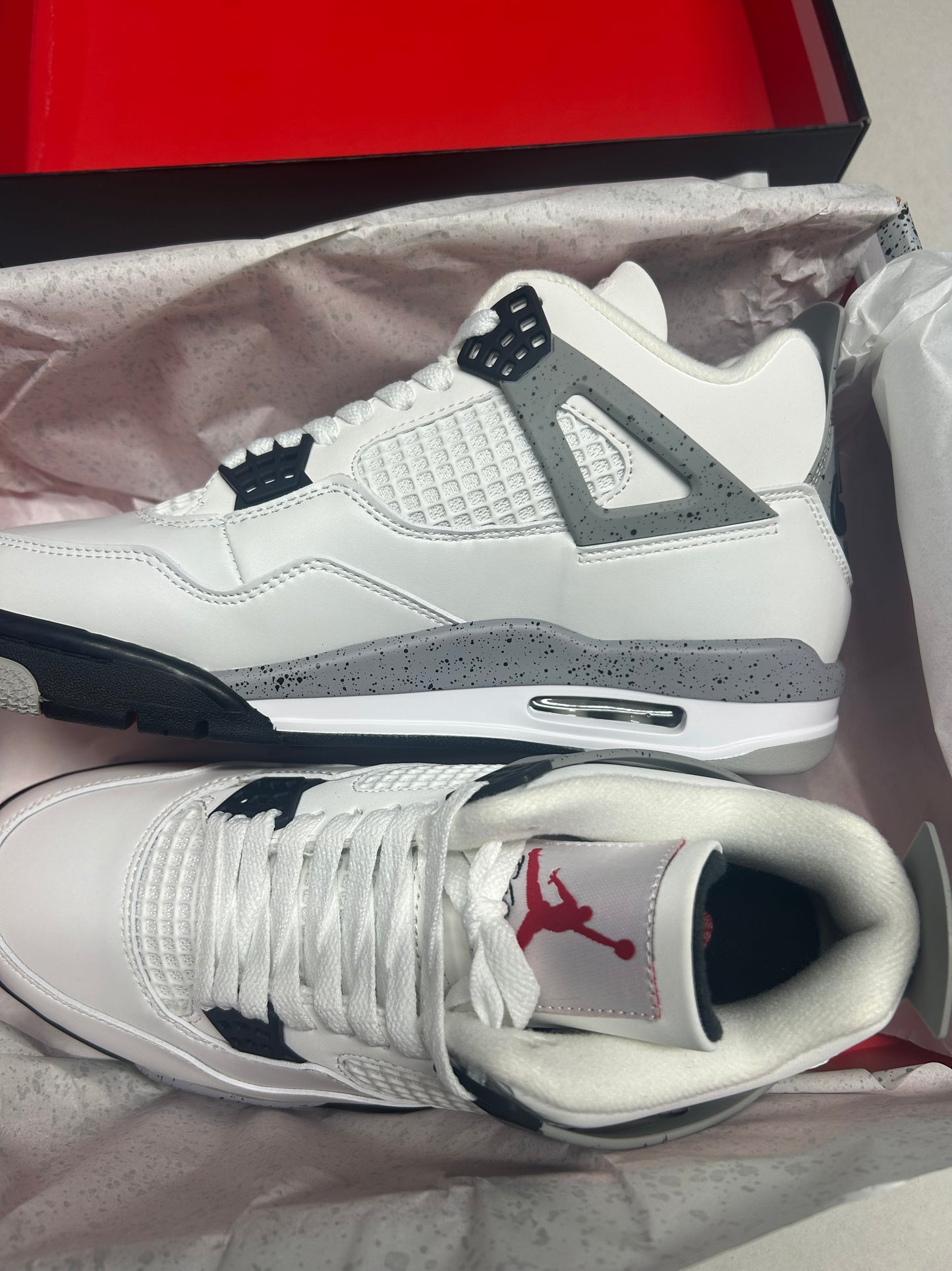 Jordan 4 Retro White Cement Trainers