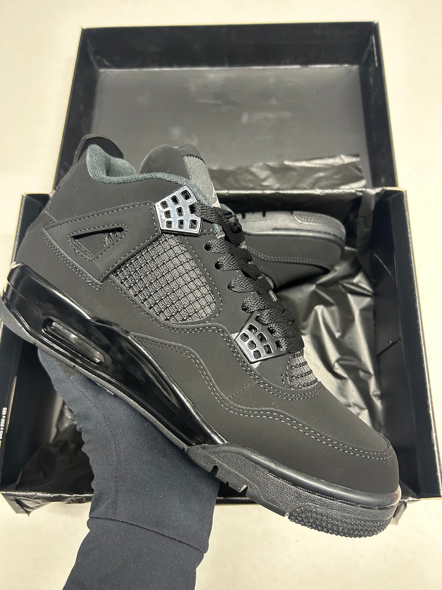 Jordan 4 Retro Black Cat Trainers