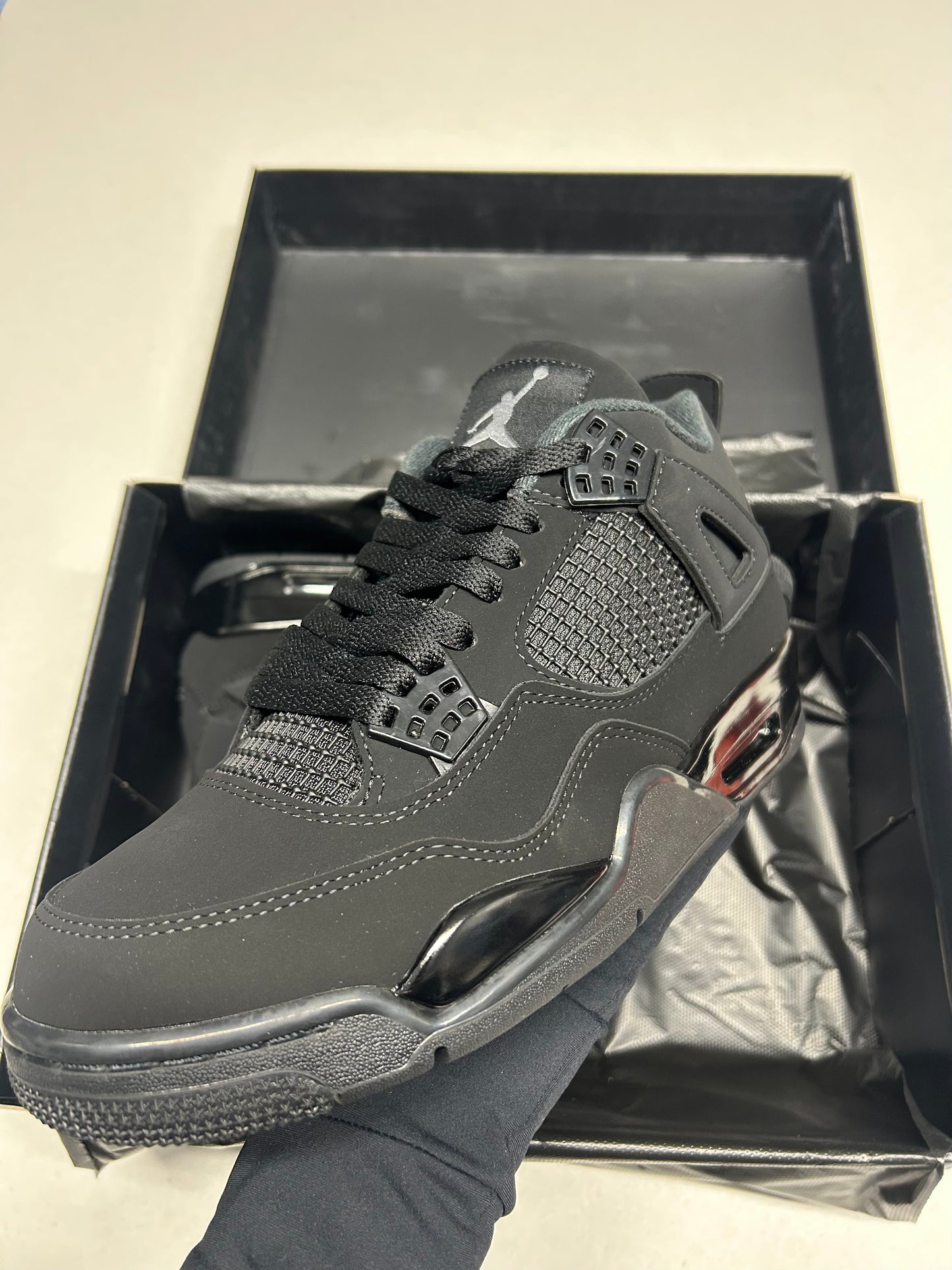 Jordan 4 Retro Black Cat Trainers