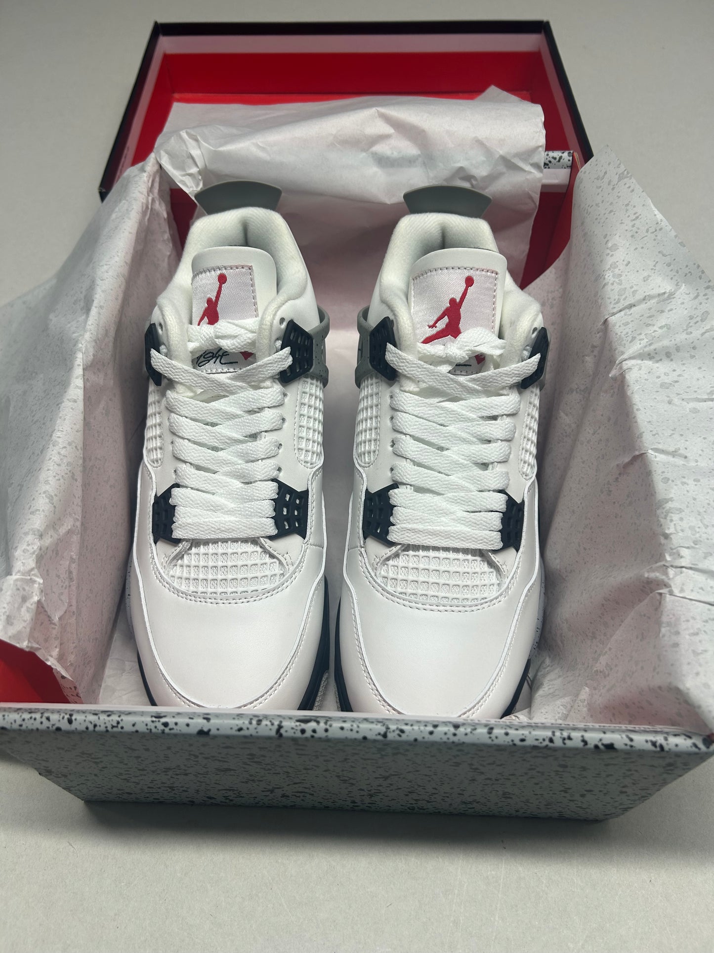 Jordan 4 Retro White Cement Trainers