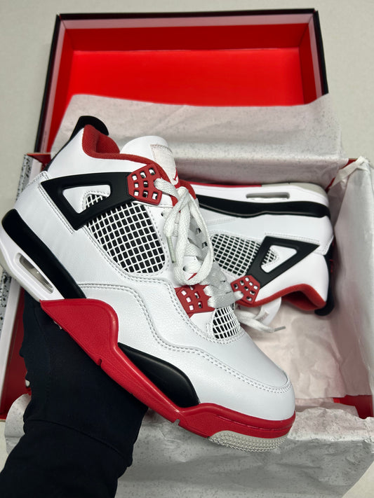 Jordan 4 Retro Fire Red Trainers