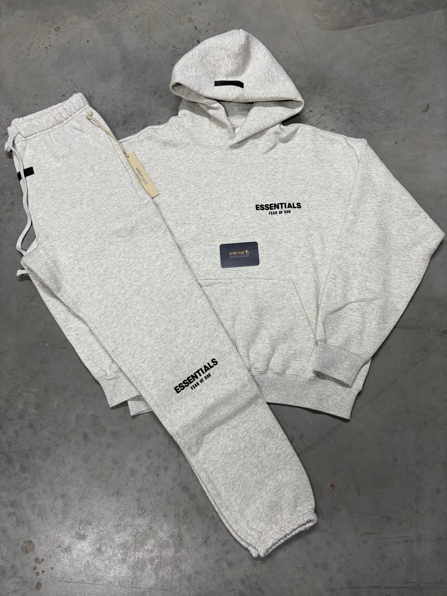 Essentials Tracksuit Set - Light Oatmeal