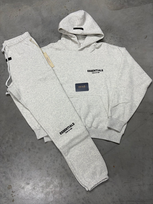 Essentials Tracksuit Set - Light Oatmeal