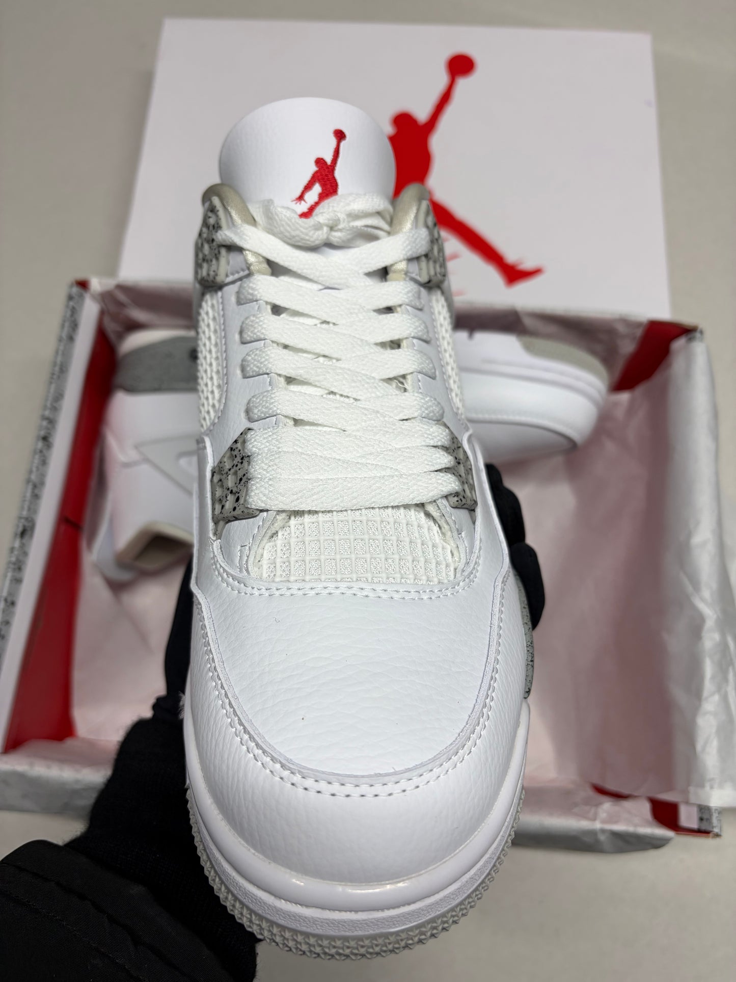 Jordan 4 Retro White Oreo Trainers