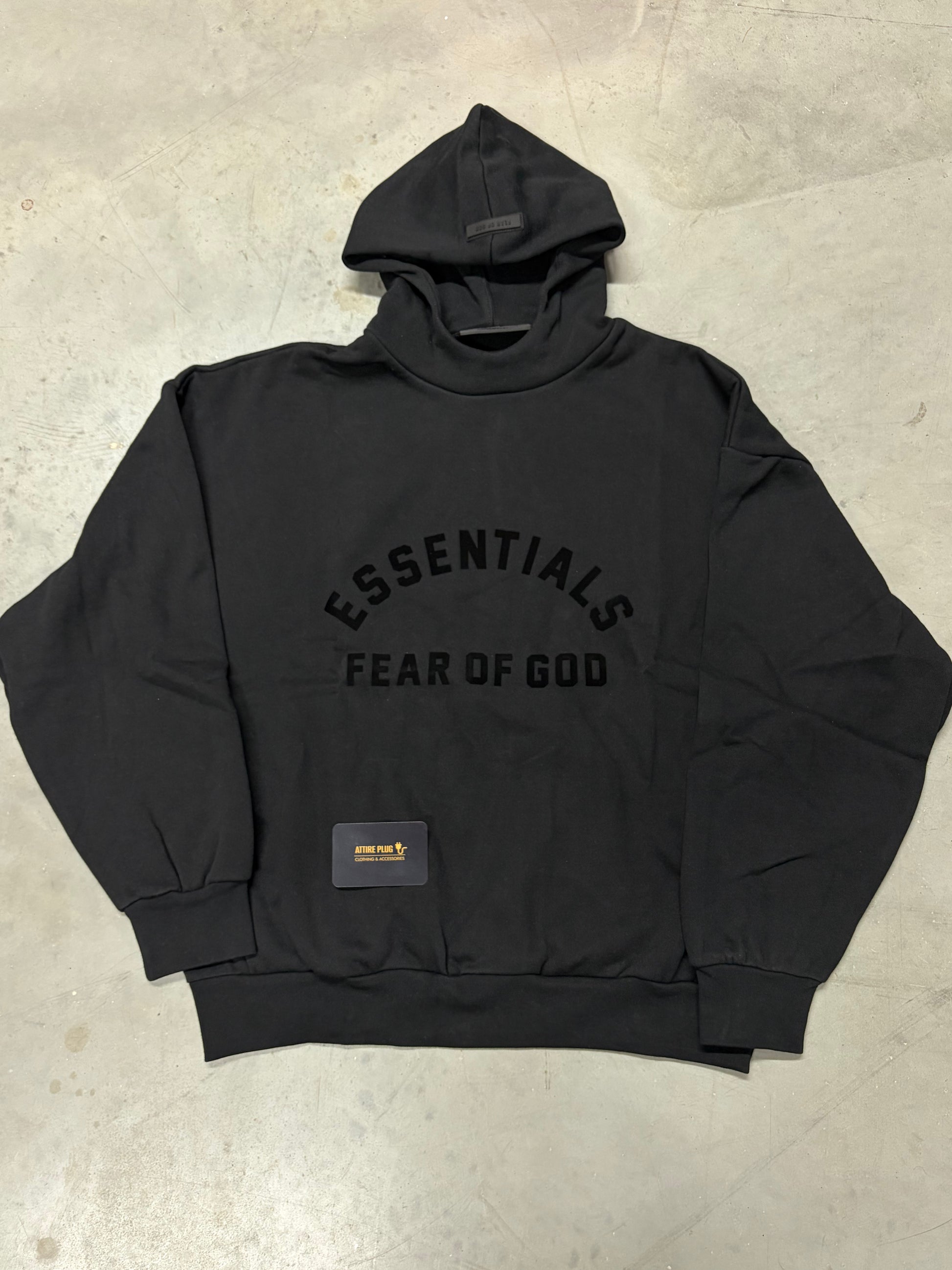 Essentials Jet Black Tracksuit Full Set – Attire Plug