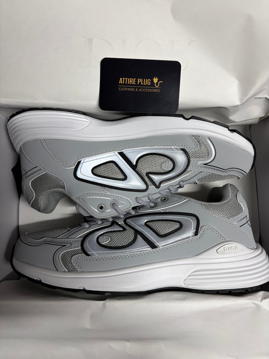 Dior B30 Grey Trainers With Box