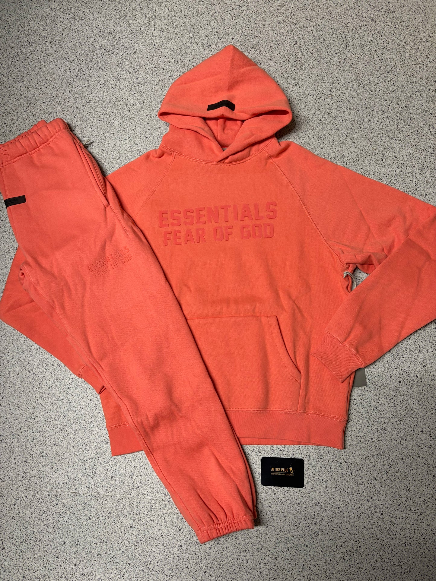 Essentials Tracksuit Full Set - Coral