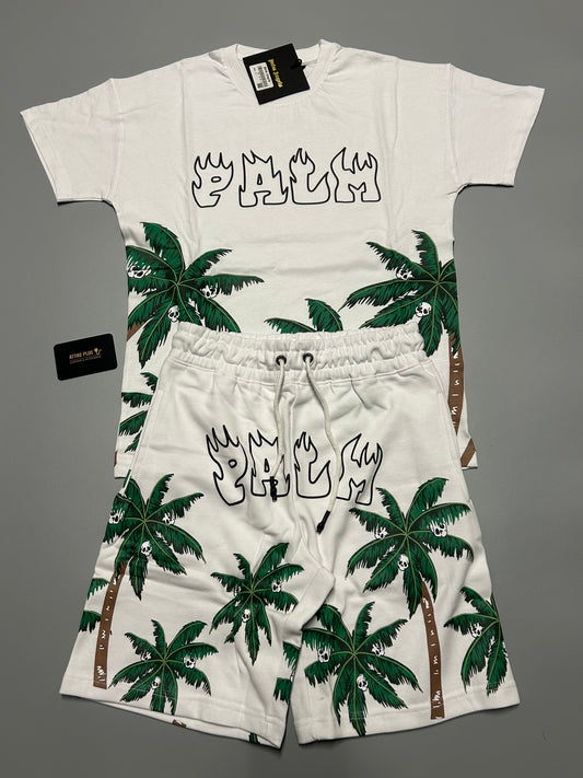 Palm Angels T-Shirt & Short Set